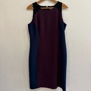 Ann Taylor LOFT Sheath Dress | Classic Colorblock | Size‎ 6